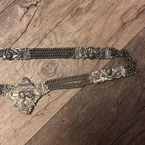 Antique Victorian sterling silver belt (tested)